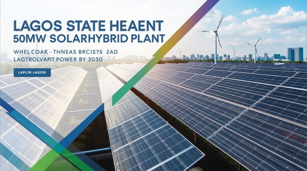 Lagos State Commissions 50MW Solar Hybrid Plant, Eyes 500MW by 2030